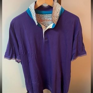 Purple Robert Graham Polo 3XL
